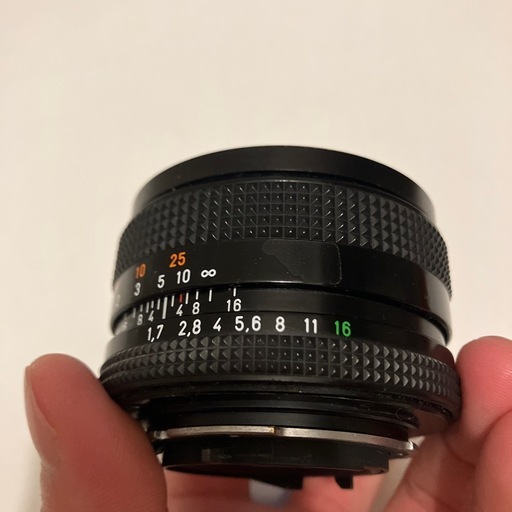 Contax コンタックス Carl Zeiss Planar 50mm F1.7 T* ( 1.7/50 ) AEJ マウント：Y/