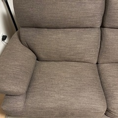 ニトリ　三人掛けソファ　の画像