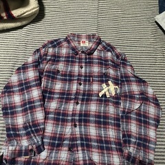ヘインズ サイズ120 チェックシャツの画像