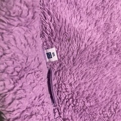 120cm美品！！！可愛い女の子ユニクロファーリーフリースジャケットの画像