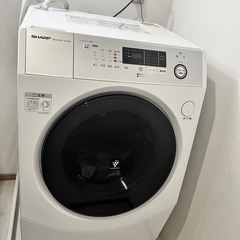 緊急！ドラム式洗濯乾燥機 SHARP ES-H10D-WL (10kg/6kg) お譲りします！の画像