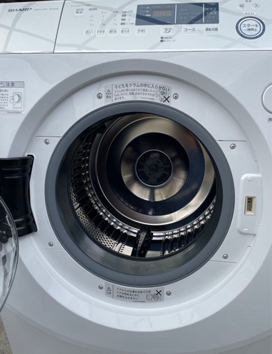 緊急！ドラム式洗濯乾燥機 SHARP ES-H10D-WL (10kg/6kg) お譲りします！