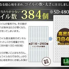 中古シングルベッド マットレス(毛玉あり)の画像