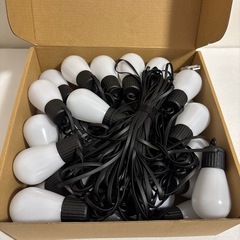 ストリングライト カラフル LED 27m 40球 USB給電 IP65防水の画像