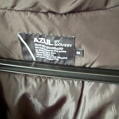 AZUL by MOUSSY ダウンジャケット Mサイズ ブラック/ベージュの画像