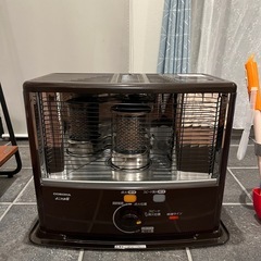 コロナ 石油ストーブ 使用回数極小 保管用カバー&灯油缶&電動ポンプ付きの画像