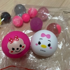 スーパーボール20個　ミニーデイジー付きの画像