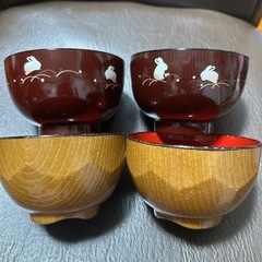 お汁茶碗4つの画像