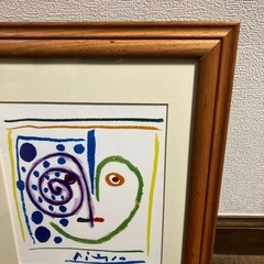 ピカソ　額付き絵　複製画の画像