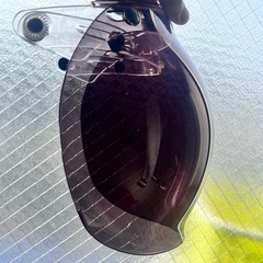 スモーク　 ジェットヘルメット用のバブルシールド フリップアップベース付きの画像