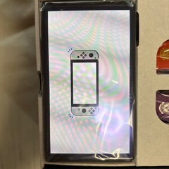 Nintendo Switch 有機EL スカーレット・バイオレット エディション 本体美品／使用1ヶ月／付属品未使用 の画像