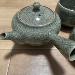 急須とコップの画像