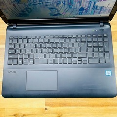 【おすすめ 早い者勝ち】VAIO ノートパソコン カメラ Windows11 SSD SONY ブラック Core i5 メモリ8GB 15.6型 DVD Bluetooth テンキーの画像