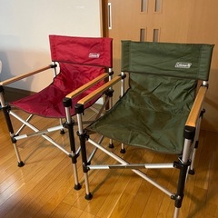 Coleman 折りたたみ式アウトドアチェア 2脚セットの画像