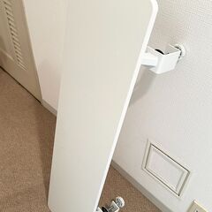 サンワサプライ クランプ式モニター台 幅100cm（100-MR183W）白 中古の画像