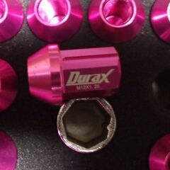 DURAX　軽量ジュラルミン　ロック＆ナット（２０個）　新品未使用の画像