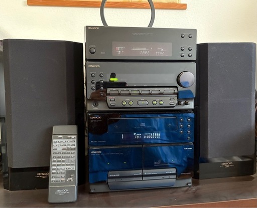 KENWOOD ミニコンポ　アローラ KENWOOD XJ5M アローラミニコンポ リモコン付き (ma) 十日市場の