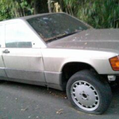 Mベンツ190E-最終型リサイクル―部品取り車―車体―ボデー販売の画像