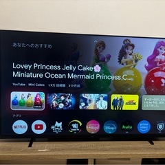 チューナーレステレビ　　40V型の画像