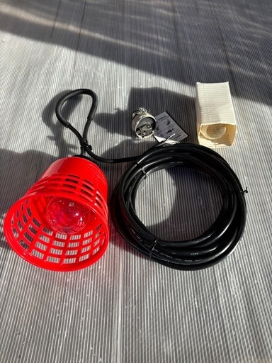 危険周知用ランプ 24v 10w(長尺鋼材、長尺コンクリート製品など)