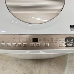 【美品】大阪送料無料★3か月保障付き★洗濯機★シャープ★5.5kg★2022年★ES-T5FBK-N★IS-24の画像