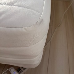 無印良品　脚付マットレス　セミダブルの画像
