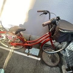自転車　中古　26インチ　３段変速の画像