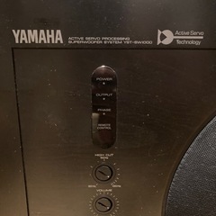 YAMAHA YST-SW1000 アンプ内蔵型スーパーウーファー　リモコンありの画像
