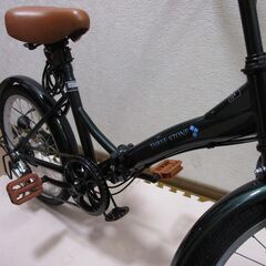 シマノ社製６段変速機付　折りたたみ自転車（２０インチ）です。の画像