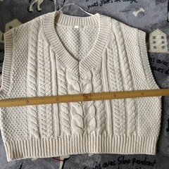 レディースニットベストの画像