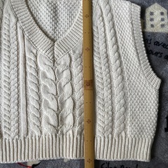 レディースニットベストの画像