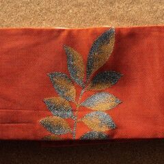 レトロ　作り帯　オレンジの画像