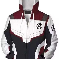【MARVEL】アベンジャーズ4 量子戦闘服 イメージ 長袖パーカー フード付きの画像