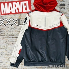 【MARVEL】アベンジャーズ4 量子戦闘服 イメージ 長袖パーカー フード付きの画像