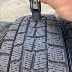 ハスラー　165/60R15 スタッドレスタイヤ 4本 DUNLOP WINTER MAXXの画像