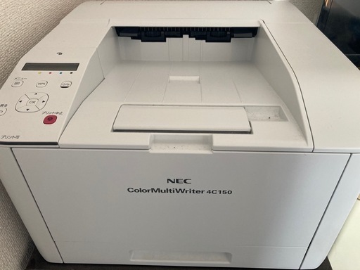 NECカラーレーザープリンター、専用ラック、カートリッジのセット