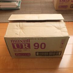 中古 マクセル maxell UR90 90分テープ 11巻パック x10 110本 セット まとめて @1の画像