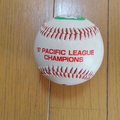 西武ライオンズ　伊藤勤　背番号27 サインボール　97. PACIFIC   LEAGUE   CHAMPIONS  の画像