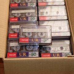 中古 マクセル maxell UR90 90分テープ 11巻パック x10 110本 セット まとめて @2の画像