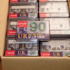 中古 マクセル maxell UR90 90分テープ 11巻パック x10 110本 セット まとめて @2の画像