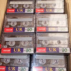 中古 マクセル maxell UR90 90分テープ 11巻パック x10 110本 セット まとめて @3の画像