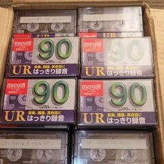 中古 マクセル maxell UR90 90分テープ 11巻パック x10 110本 セット まとめて @3の画像