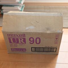 中古 マクセル maxell UR90 90分テープ 11巻パック x10 110本 セット まとめて @3の画像