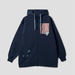 《新品未使用》Graniph×ポケモンコラボ　ロングジップパーカー XLサイズ　ユニセックスの画像