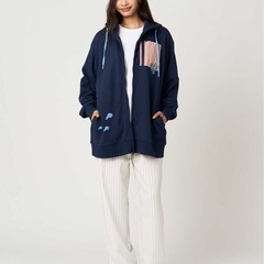 《新品未使用》Graniph×ポケモンコラボ　ロングジップパーカー XLサイズ　ユニセックスの画像