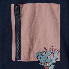 《新品未使用》Graniph×ポケモンコラボ　ロングジップパーカー XLサイズ　ユニセックスの画像