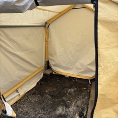 バイク収納やDIYガレージに❗️コストコ製テント型ガレージ✨の画像