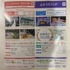 条件あり❗️よみうりランド特別割引券の画像