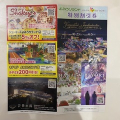 条件あり❗️よみうりランド特別割引券の画像