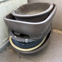 盆栽用鉢植えの画像